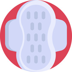 sanitary towel Illustration on a white background