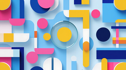 seamless pattern with colorful toys