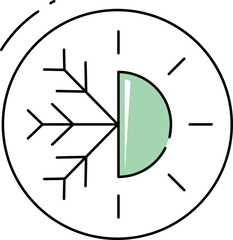 season Illustration on a white background