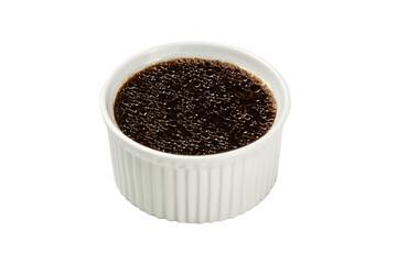 흰색 용기에 담긴 오리엔탈 드레싱.