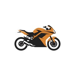 Obraz premium Motorcycle vector illustration
