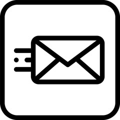 send Illustration on a white background