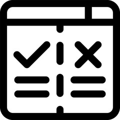 browser Illustration on a white background