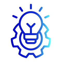 Creativity Icon Line Gradient Style for Scholarship Pack Icon Themes