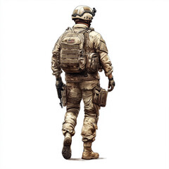 Obraz premium soldier isolated
