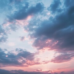 Obraz premium Twilight cloud on sky - filter effect