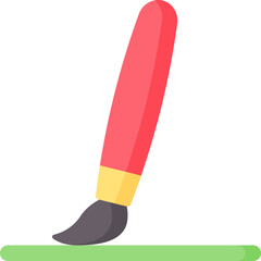 paint brush Illustration on a white background