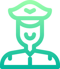 pilot Illustration on a white background.