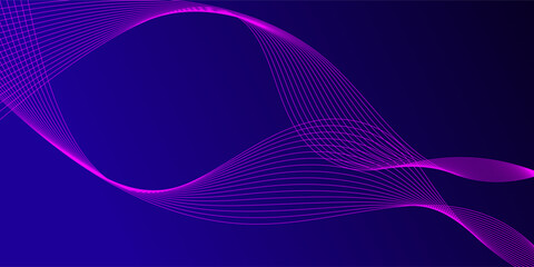 Abstract flowing wave geometric element vector banner template. modern eps10