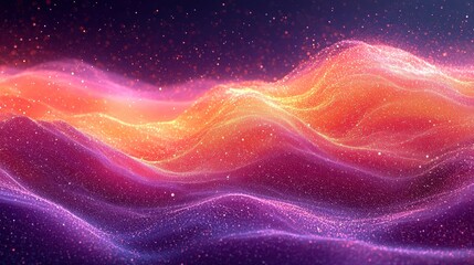 Abstract digital landscape