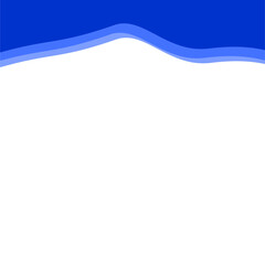 Abstract Dark blue Top Border Page