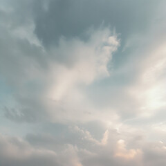 Obraz premium blue sky with clouds