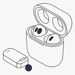 hand drawn vector illustration of an old paper bag