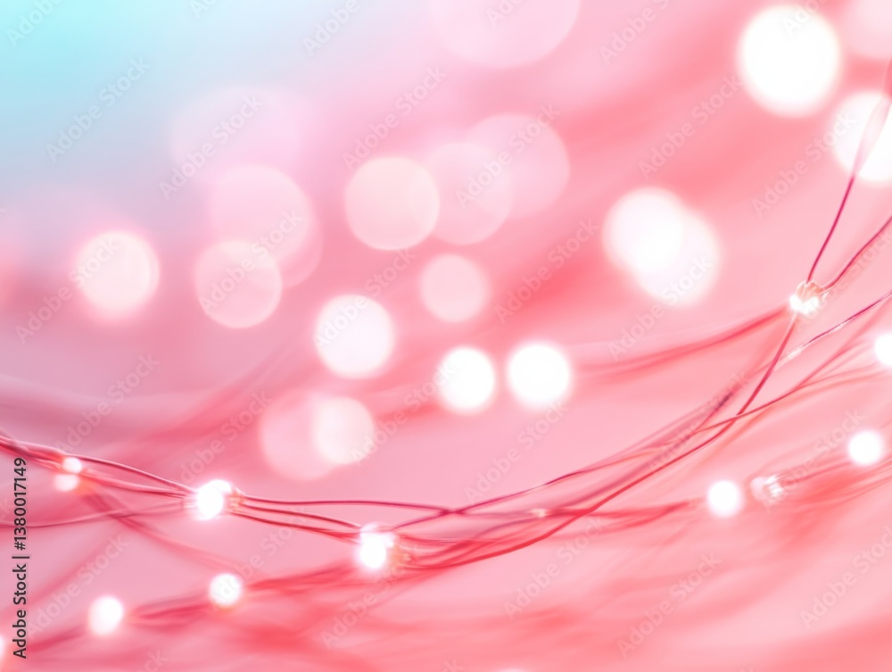 Poster An overhead view showcases a vibrant electric grid pattern, with glowing sparks connecting nodes, illustrating a futuristic concept with ample copy space