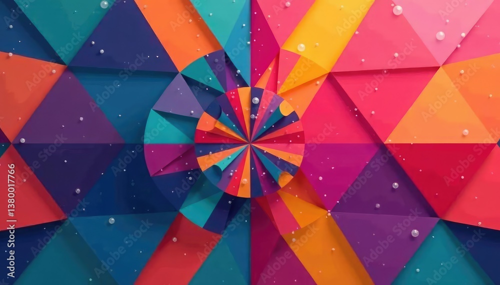 Canvas Prints simple geometric shapes forming a repeating design , rhythm, background, pattern
