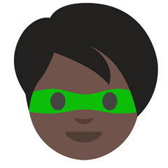 Superhero: Dark Skin Tone
