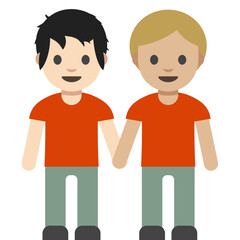 Men Holding Hands
