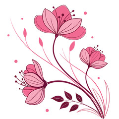Fototapeta premium Cherry Blossom Art Vector Art, Icons, and Graphics for Free Download