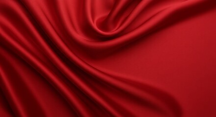 Fototapeta premium Crimson Currents AI Generated