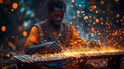 Mesmerizing Kalimba Performance A Captivating Intersection of Music and Art