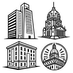building-icon-vector-set--apartment-illustration