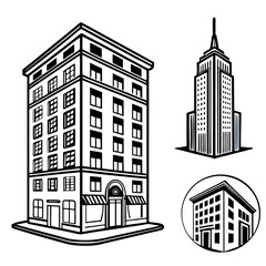 building-icon-vector-set--apartment-illustration