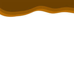 Abstract Brown Top Border Page