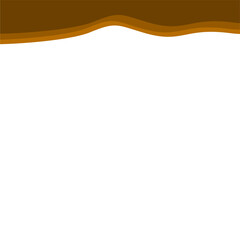Abstract Brown Top Border Page