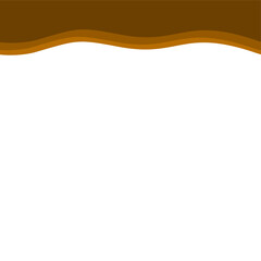 Abstract Brown Top Border Page