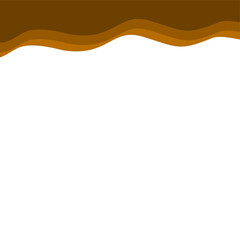 Abstract Brown Top Border Page