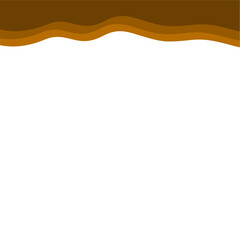 Abstract Brown Top Border Page