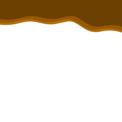 Abstract Brown Top Border Page