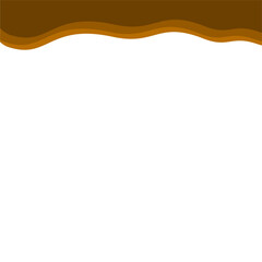 Abstract Brown Top Border Page