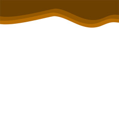 Abstract Brown Top Border Page
