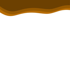 Abstract Brown Top Border Page