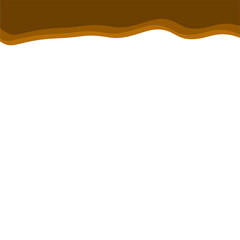 Abstract Brown Top Border Page