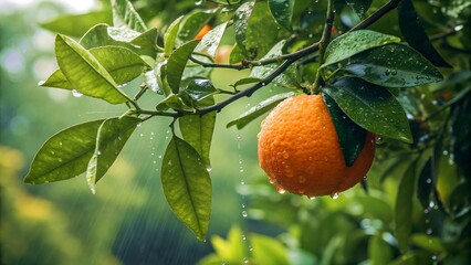 High-angle medium shot of a cheerful couple holding hands and walking across a lush green meadow under a bright, sunny sky