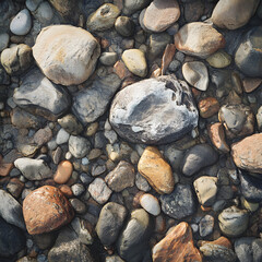 Serenity in Stone: A Study of Time and Nature's Resilience in a Stony Landscape