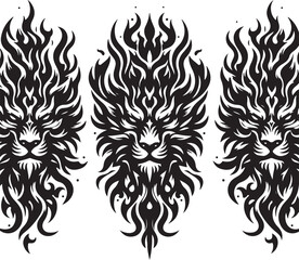 Luxury Ornamental Tattoos Vintage Vector Bundle | Baroque, Royal Frames & Floral Designs