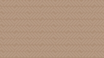 Seamless pattern of light orange or beige diagonal geometric shapes on brownish orange background. Abstract high resolution full frame simple background with copy space.