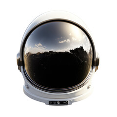 Isolated Astronaut Helmet on transparent background