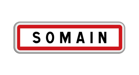 Panneau de Somain, Nord, Hauts-de-France