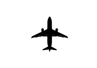 Aeroplane logo silhouette