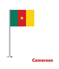 Flag Of Cameroon, Cameroon flag, National flag of Cameroon. table flag of Cameroon.