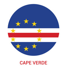 Flag Of Cape Verde, Cape Verde flag, National flag of Cape Verde.
