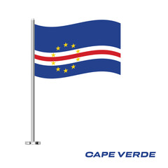 Flag Of Cape Verde, Cape Verde flag, National flag of Cape Verde. table flag of Cape Verde.