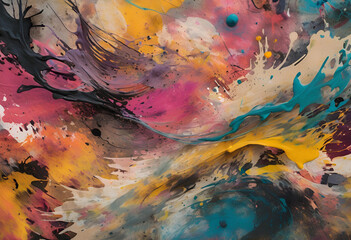 abstract watercolor painting