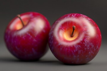 two red apples