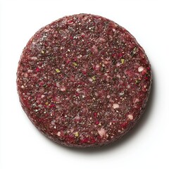 Uncooked Burger Patty: A close-up shot captures the raw allure of an uncooked burger patty, showcasing the texture and vibrant color.