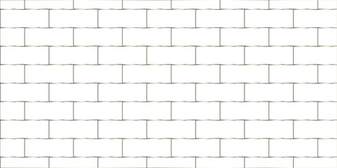 Fototapeta premium White brick wall background. architecture construction stone block brick wallpaper. seamless building cement concrete wall grunge background. 